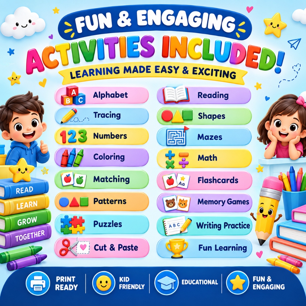 Fun & Engaging Activities Included in the 15,000+ Learning Bundle
